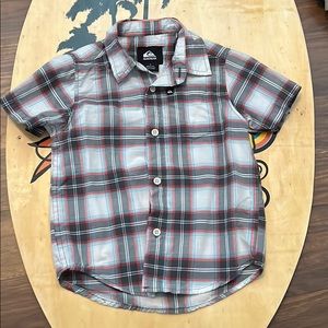 Quicksilver size 4 button down boys shirt